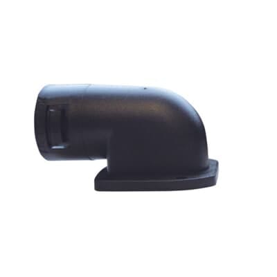 ABB - Raccordo flangiato 90 gradi girevole NC54 in nylon nero PA66.