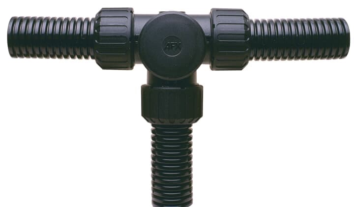 ABB - Derivazione a T 3x16 nera per adattatore 3xNC16 BK. AR16X3/T/BL