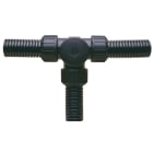 ABB - Derivazione a T 3x34 PG29 adattaring nero per connessioni elettriche. AR34X3/T/BL