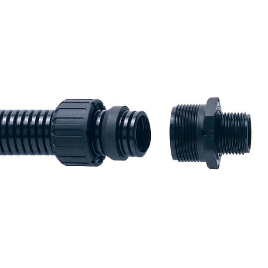 ABB - Straight PG21 IP66.69/NC28 CND BLK Racc.adaptaseal NC28 PG21 BK. ASC28/PG21/A/BL