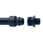 ABB - Raccordo diritto PG11 IP66/NC16 con coperchio nero per installazioni industriali.