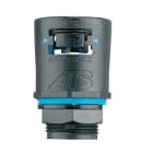 ABB - Raccordo diritto M16 maschio/femmina IP68/69 nero/blu per cavi da 13mm.