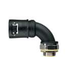ABB - 13mm 90d swivel elbow m16 male fitting black IP68/69 waterproof rating. AT13/M16/CS90/B