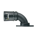 ABB - Raccordo flangiato 90 gradi girevole IP66/69 NC16 nero/giallo. AT16/FL/C90/BLY