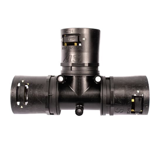 ABB - Derivazione a T IP68/69 28x21x28 nera/gialla con protezione IP66/69.