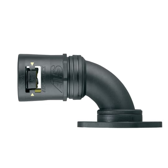 ABB - ELBW.90D FLANG IP66.69/NC28 BLK/YW RACC.FLANG. 90G GIR. NC28 BK IP68/69.