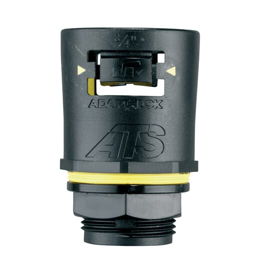 ABB - Raccordo diretto fisso per cavi M25 IP68/69 nero/giallo con protezione IP66.69.