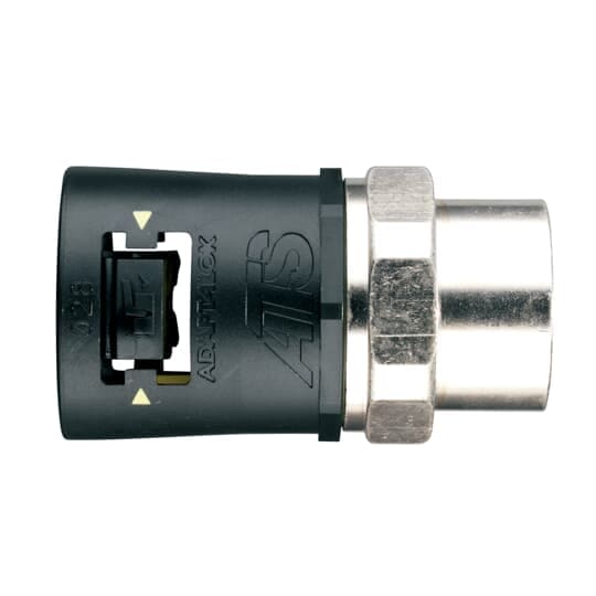 ABB - Raccordo diretto girevole IP68/69 M32 femmina nero giallo per ambiente esterno.