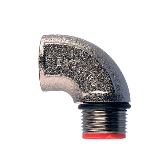 ABB - Curva 90 gradi M16 maschio - M16 femmina ottone nichelato.