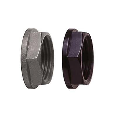 ABB - Ghiera in nylon PA6 PG21 nera per bloccaggio efficace.