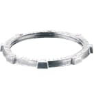 ABB - Galvanized steel M50 locknut with zinc-plated M50 accessory ring.