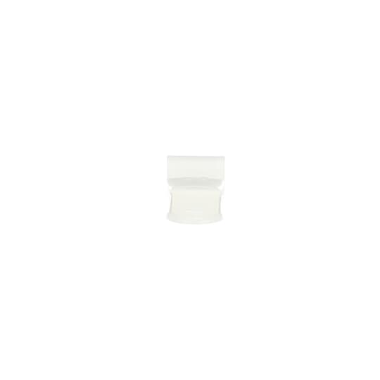 ABB - Clip fermacavo bianco con bordo liscio, diametro 4.47mm x 9.53mm, naturale, confezione da 100 pezzi.