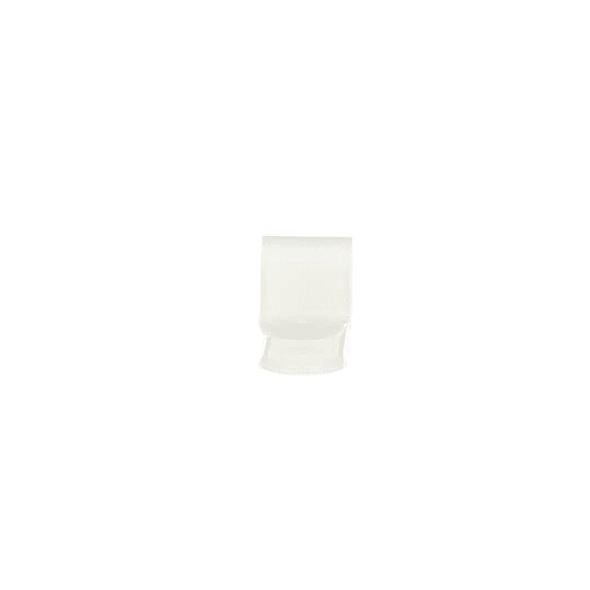ABB - Clip fermacavo bianco con bordo liscio, diametro 7.92x9.53 mm, naturale, confezione da 100 pezzi.