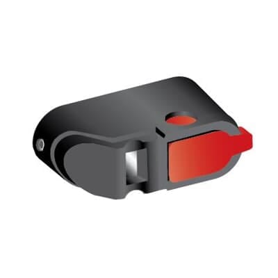 ABB - Maniglia diretta nera per HANDLE OHBS12/1 OT16..80.