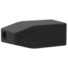 ABB - Maniglia diretta nera OT63..125 HANDLE OHBS3/1 per porte resistenti e di design.