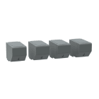 ABB - Terminal shroud OTS4000G1S/4 calotte corte 4P OT3200..4 per proteggere e isolare i terminali elettrici.