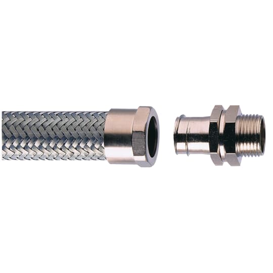 ABB - Raccordo direzionale girevole NC25-M25 per otturatore nichelato per S25.