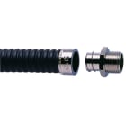 ABB - Raccordo diretto fisso NC63 M63 ottone nichelato con brida e staffa in acciaio inossidabile. SB63/M63/A