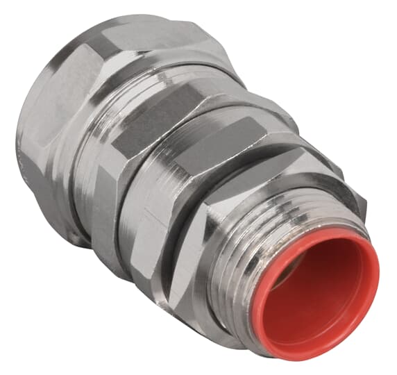 ABB - Raccordo diritto girevole M16 ottone nichelato per adattatore swivel M16.