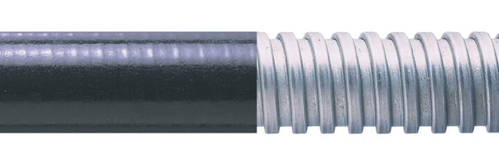 ABB - Guaina metallica rivestita in PVC resistente agli oli NC20 nera per liquidi ad alta pressione.