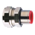 ABB - Raccordo diritto in ottone nichelato NC25 3/4 NPT per tubi BRASS LQT M TYPE. SPL25/075/M