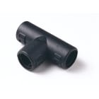 ABB - Derivazione a T NC25+NC10+NC25 PA66 nera IP40 25x10x25mm con cerniera.