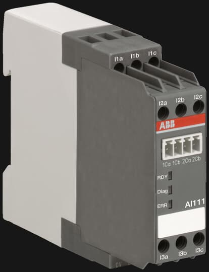ABB - AI111.0 Analog Input-Module for UMC100.3 3 inputs PT100, KTY83, KTY84, NTC ANALOG INPUT-MODULE UMC100.3