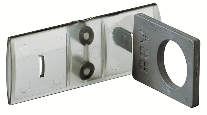 ABB - Protezione pulsanti E1/6-T8 per una sicurezza totale.