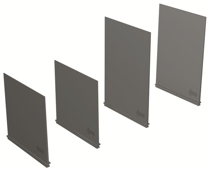ABB - Kit di 6 pezzi PB200 T1-2-3 4P per separazione e fissaggio alti.