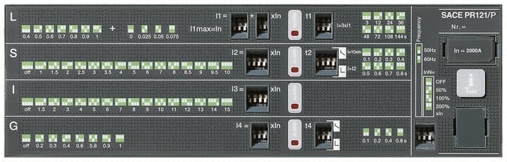 ABB - PR121/P-LSIG E1-E6 SG.EL. - Protezione elettrica avanzata per impianti industriali e commerciali.