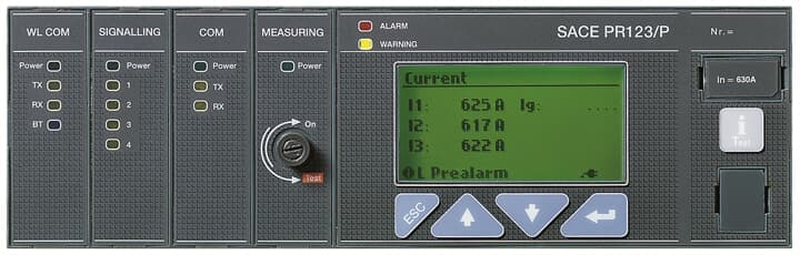 ABB - PR123/PLSI + PR120/V con cavi E1-E6 e SG.EL.