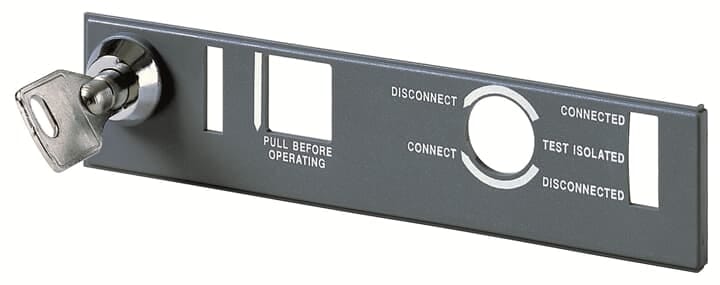 ABB - Keypad con isolamento 4mm e blocco interruttore luce 4mm chiave inclusa.