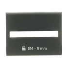 ABB - PLP bl.lucchetti ins/sez d=4/6/8mm e1.2-xt7/m.