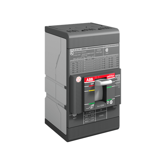 ABB - XT1H 125 TMF 60-600 3P F UL/CSA - affidabile e sicuro per ogni applicazione industriale.