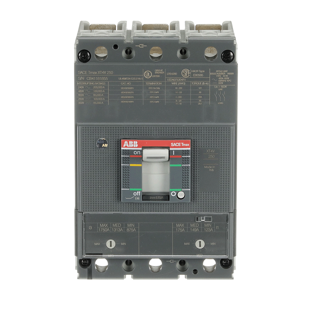 ABB - XT4V 250 TMA 175 875..1750 3p F UL/CSA
