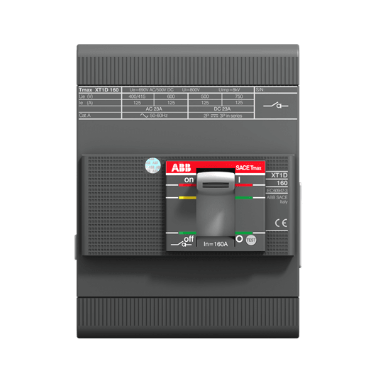ABB - XT1S-D 125 MCS-UL/CSA IM=1500 1250 4P F F.