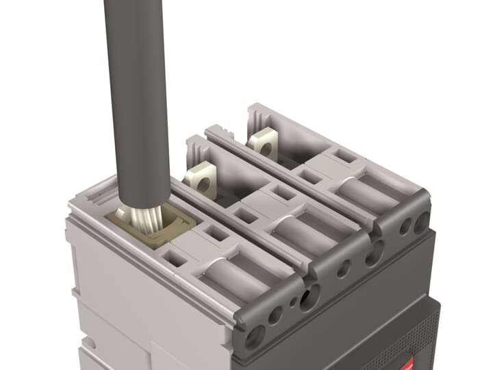 ABB - Kit FC CU XT1 14-1/0 AWG 3pcs MCP UL/CSA - KIT FC CU XT1 14-1/0 AWG 3PCS MCP UL/CSA.