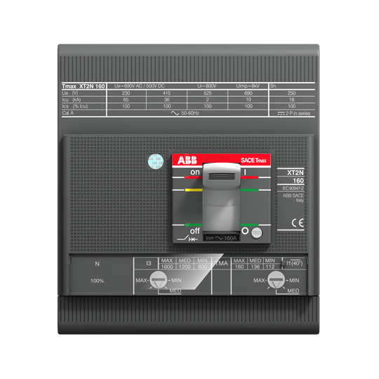 ABB - XT2L-D 125 MCS-UL/CSA IM=1500 1250 4P F F.