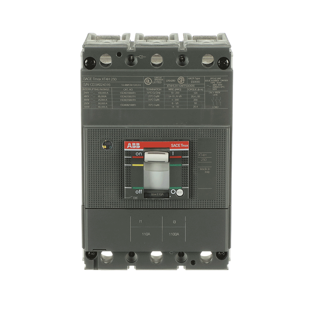ABB - XT4H 250 TMF 110-1100 3p F UL/CSA