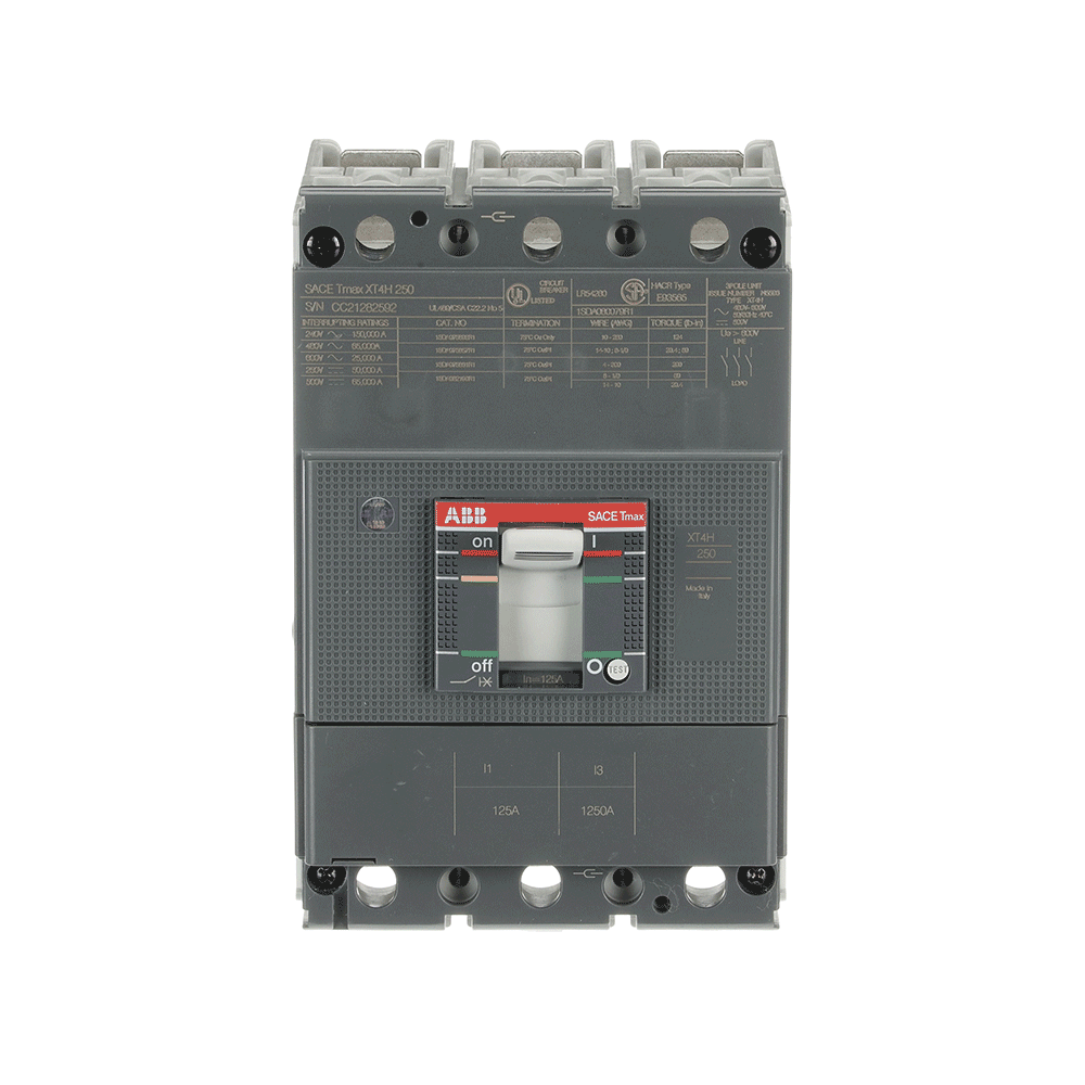 ABB - XT4H 250 TMF 125-1250 3p F UL/CSA