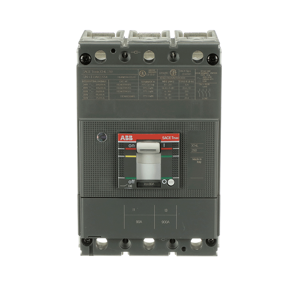 ABB - XT4L 250 TMF 90-900 3p F UL/CSA - Affidabile e certificato, il XT4L 250 TMF 90-900 3P F UL/CSA è la soluzione ideale per le tue esigenze elettriche.