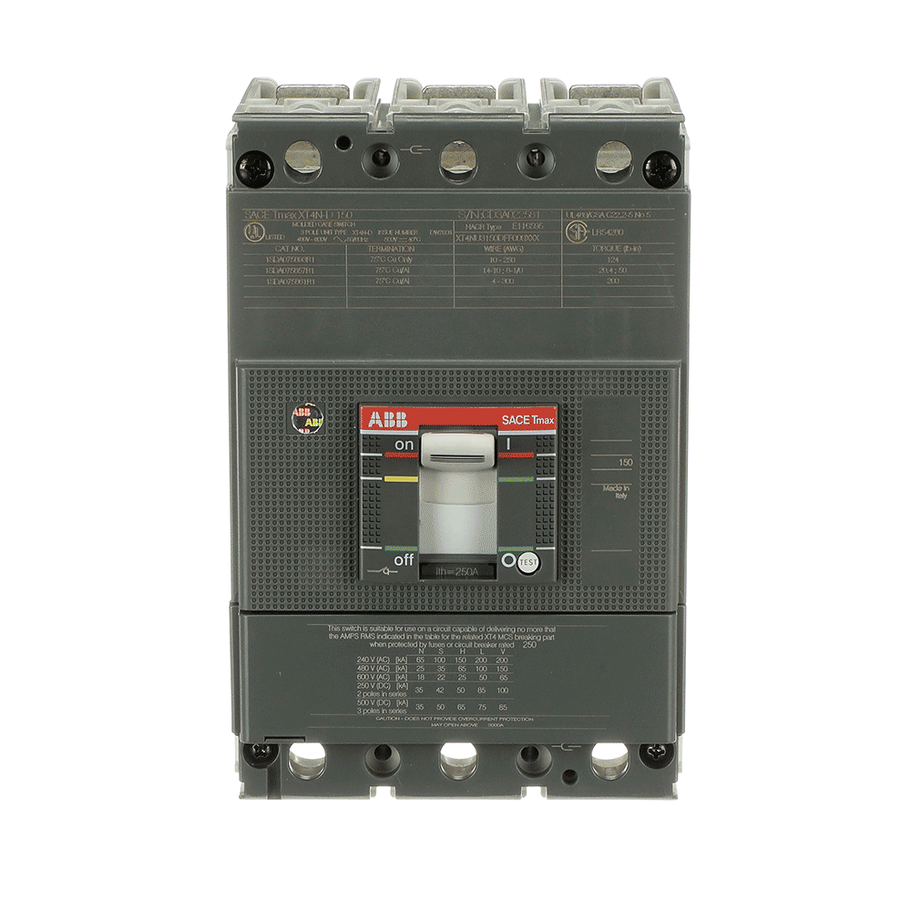ABB - XT4N-D 150 MCS-UL/CSA IM=3000 3P F F