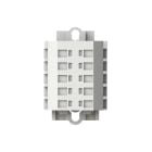 ABB - Terminal block din rails 5 positions morsettiera posizioni.