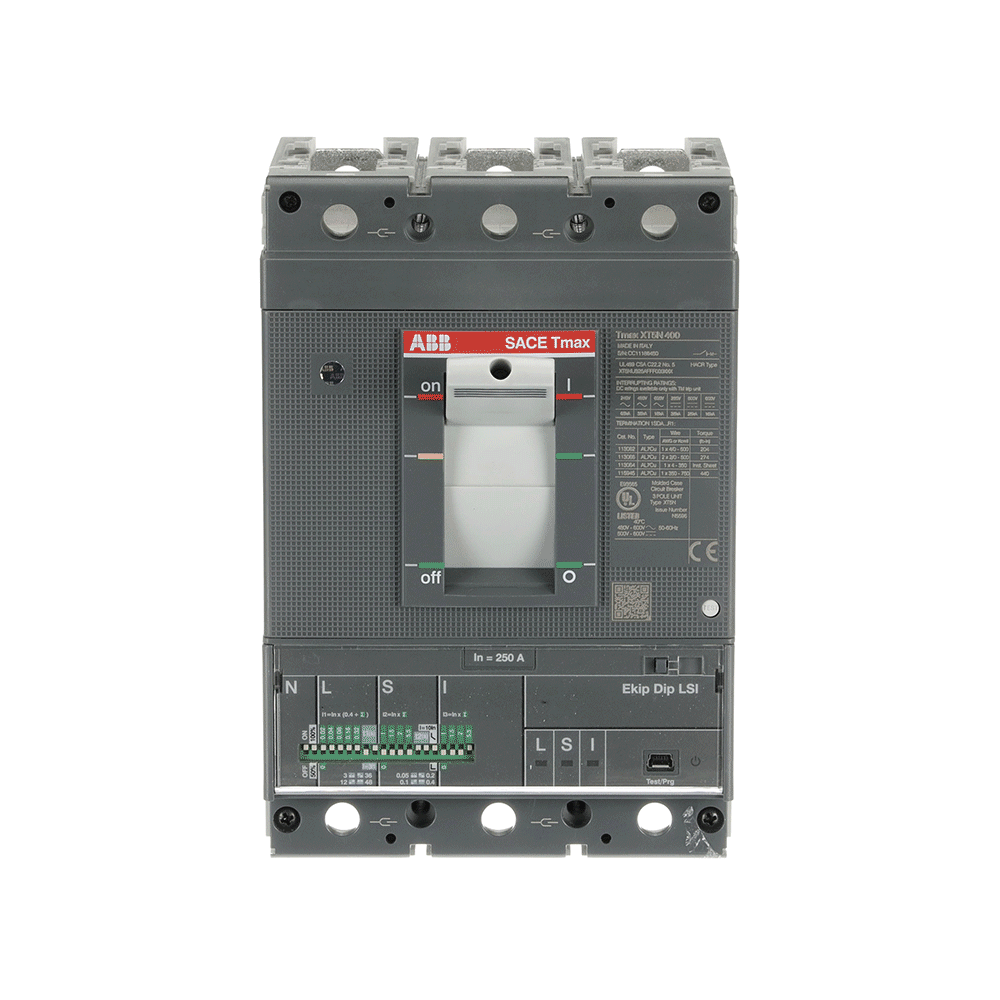 ABB - XT5N 400 Ekip Dip LSI IN250 3P FF UL/CSA.