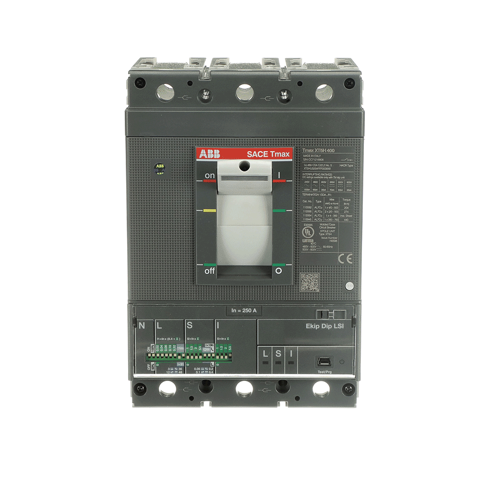 ABB - XT5H 400 EKIP DIP LSI IN250 3P FF UL/CSA.