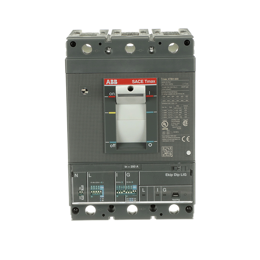 ABB - XT5H 400 Ekip Dip LIG IN250 3P FF UL/CSA.