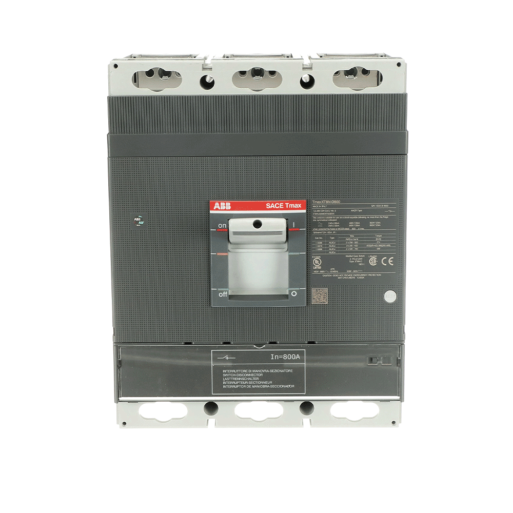 ABB - XT6N-D 800 MCS 3P F UL/CSA - Affidabile e sicuro, il XT6N-D 800 MCS garantisce prestazioni ottimali e conformità agli standard UL/CSA.