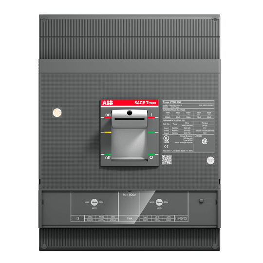 ABB - XT6H 800 TMA IN=600A 3P F UL