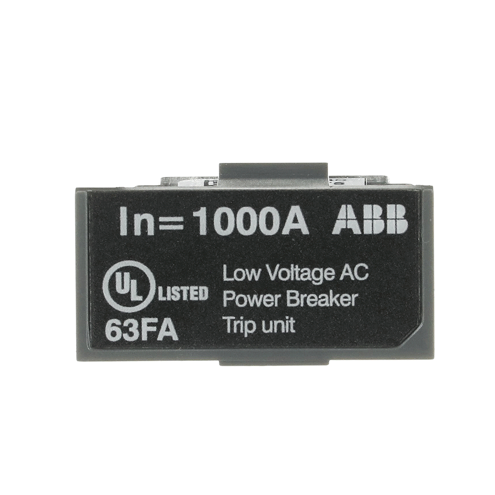 ABB - Rating Plug 1000 E1.2..E6.2 in Black.