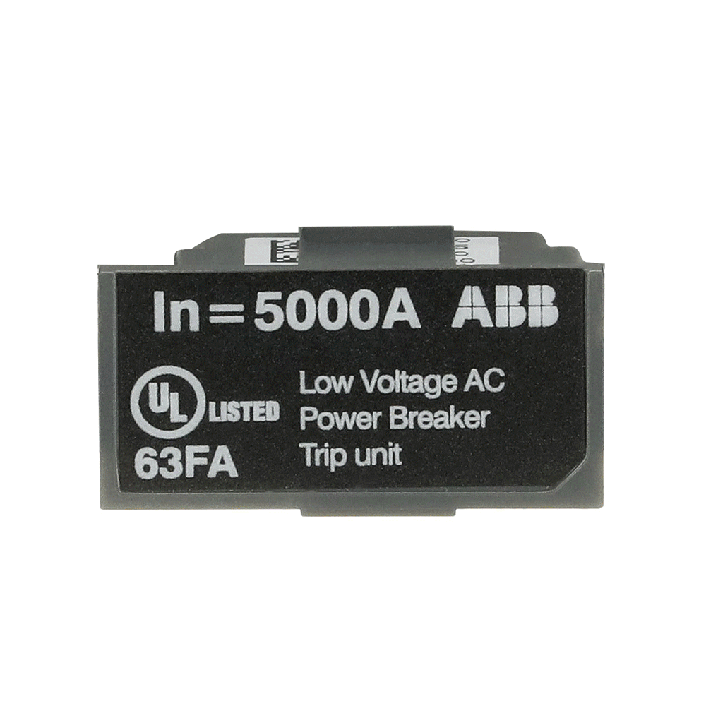 ABB - Rating Plug 5000 E6.2 Black - Rating Plug 5000 E6.2 Black